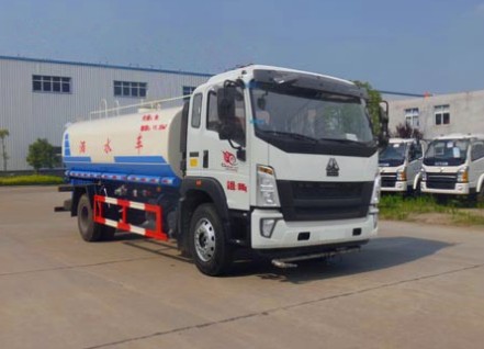 15噸灑水車報(bào)價表_重汽豪沃G5X-15噸綠化灑水車廠家價格