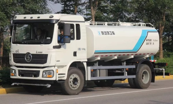 12噸灑水車多少錢一臺(tái)_國六13方陜汽德龍L3000綠化灑水車